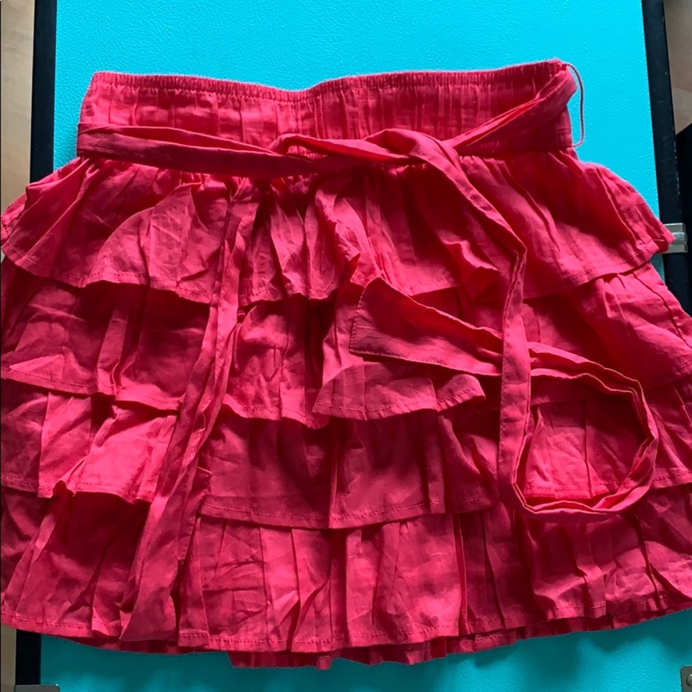 Pleated Mini Skirt